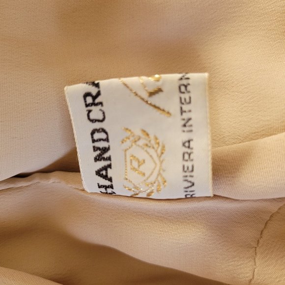 HANDCRAFTED VINTAGE RIVIERA INTERNATIONAL MINK TRIMMED JACKET - Picture 5 of 11